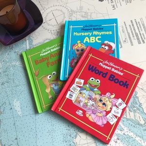 1992 Jim Henson's Muppet Babies Book Trio